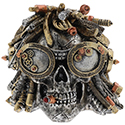 Steampunk Rasta Skull